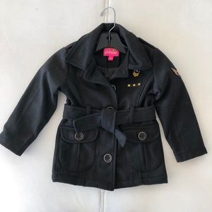 Sweet Pink Platinum Black coat